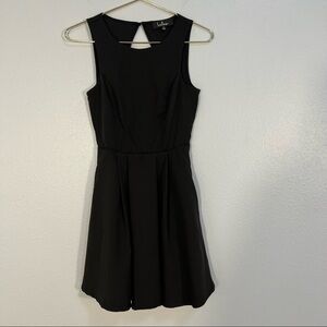 Lulu’s Swing  Open Back Black Mini Dress 5